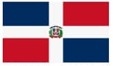 イラスト：ドミニカ共和国の国旗