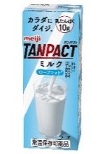 写真：「明治 TANPACT ミルク」の商品パッケージ