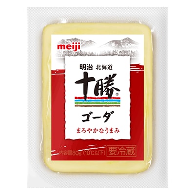 写真：「明治北海道十勝ゴーダチーズ」の商品パッケージ