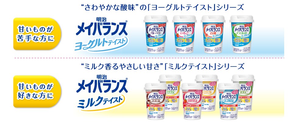 明治メイバランス ヨーグルトテイスト ミルクテイスト