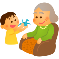 子供とおばあちゃん