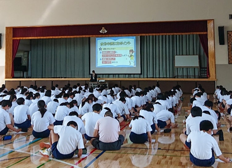 川崎市立橘中学校 出前授業 写真3