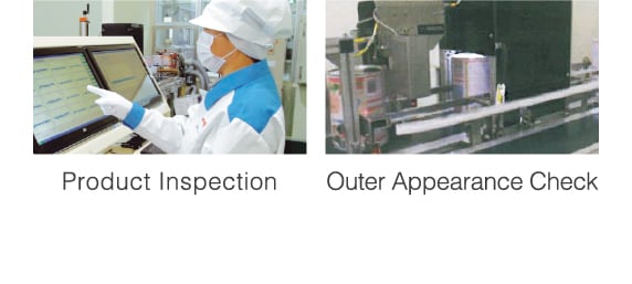 Outer Appearance Check
        Product Inspection