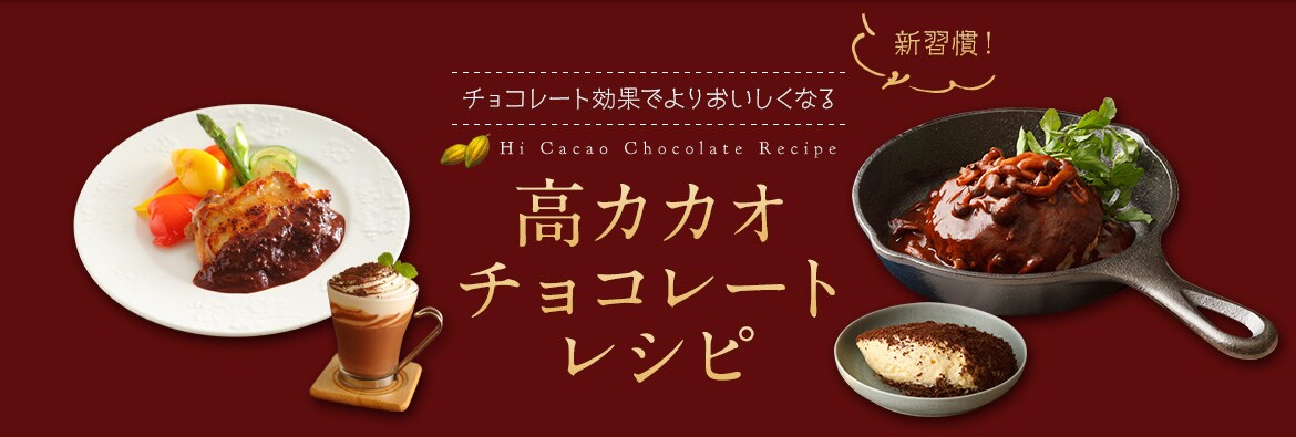 新習慣！簡単高カカオチョコレートレシピ｜チョコレート効果｜株式会社 明治