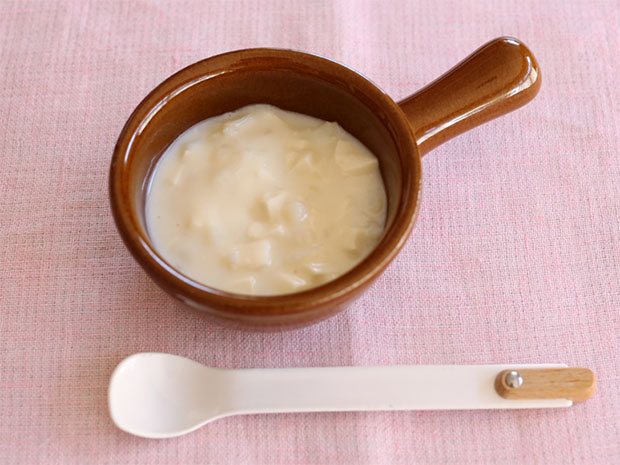 豆腐と白身魚のトロトロミルクあんかけ＜7ヵ月〜8ヵ月の離乳食レシピ＞