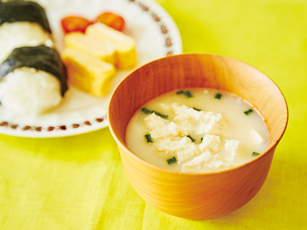 くずし豆腐のお味噌汁＜1歳〜3歳のステップごはん＞