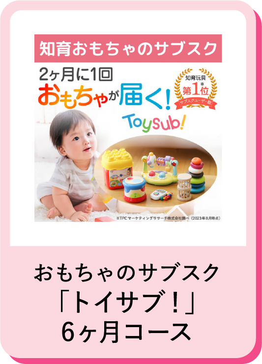 おもちゃのサブスク「トイサブ！」6ヶ月コース