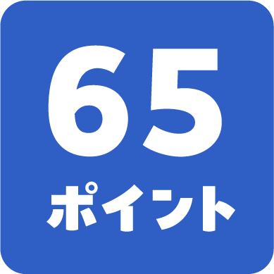 65ポイント