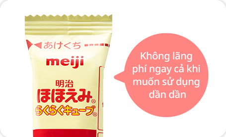 Không lãng phí ngay cả khi muốn sử dụng dần dần