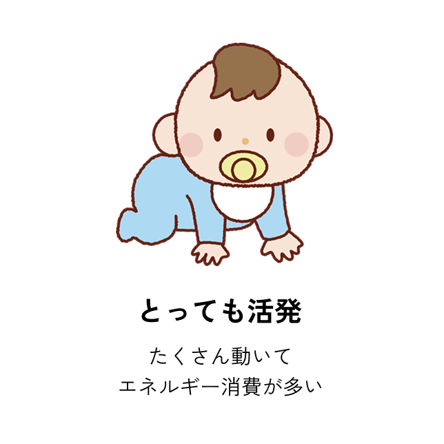 生後9か月頃 鉄分などが不足しがちになる時期