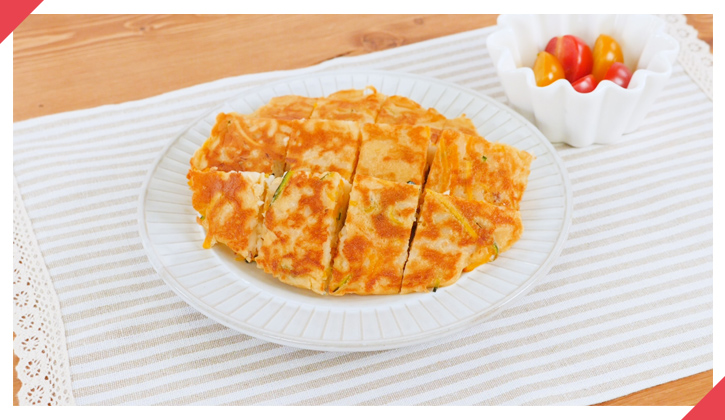 かぼちゃとご飯のチヂミ