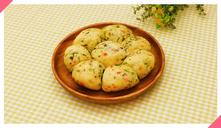 栄養満点！野菜チーズパン