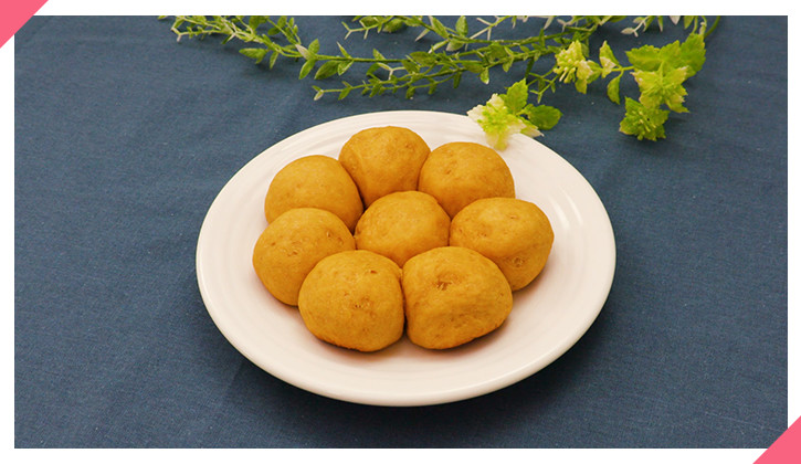 優しい甘さ！きな粉蒸しパン