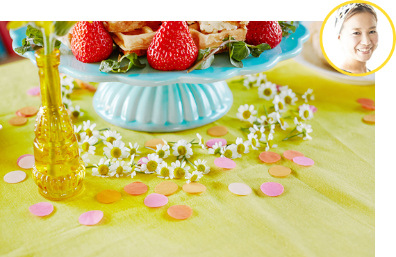 料理家tottoがテーブルコーディネートのコツを教えます。