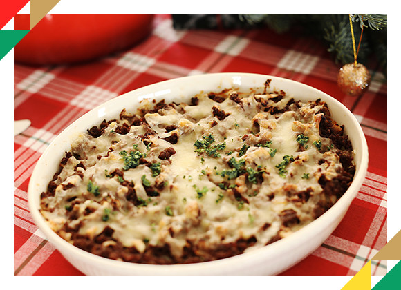 マッシュポテトと牛挽肉のグラタン（5人分）