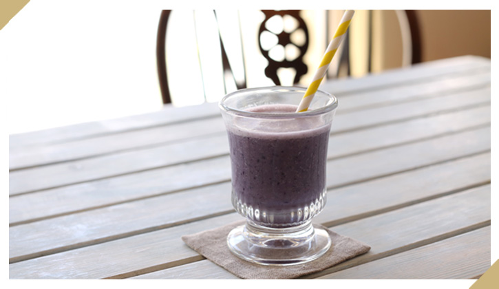 バナナとブルーベリーのスムージー（1人分）