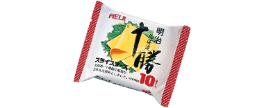 写真：1992年当時の明治北海道十勝チーズの商品パッケージ