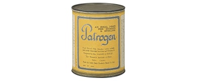 写真： 1923年当時のパトローゲンの商品パッケージ