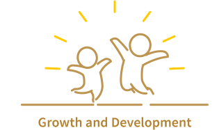 This is an image themed around children’s growth and development.