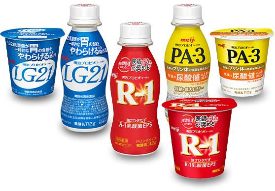 選び抜かれた乳酸菌を使用した「明治プロビオヨーグルト」