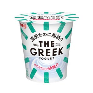 写真：明治THE GREEK YOGURT 砂糖0の商品パッケージ