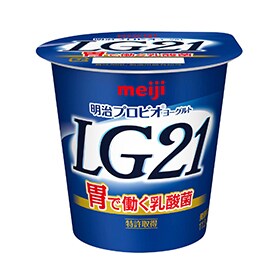 写真：明治プロビオヨーグルトLG21の商品パッケージ