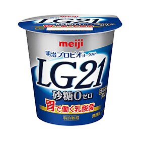 写真：明治プロビオヨーグルトLG21砂糖0の商品パッケージ
