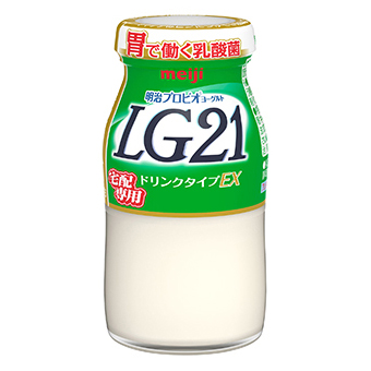 写真：明治プロビオヨーグルトLG21ドリンクタイプ（宅配専用）の商品パッケージ