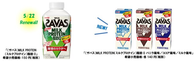 写真：「（ザバス）MILK PROTEIN（ミルクプロテイン）」の商品パッケージ
