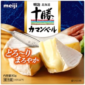 写真：明治北海道十勝カマンベールチーズの商品パッケージ