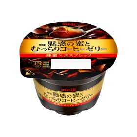 写真：明治魅惑の蜜とむっちりコーヒーゼリーの商品パッケージ