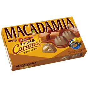 写真：マカダミア焦がしバターキャラメルの商品パッケージ