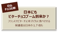 日仏 チョコ比較 日本にもビターチョコブーム到来か？ フランスでビターチョコを子どもに食べさせる保護者は日本の1.7倍も