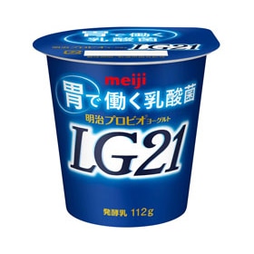 写真：明治プロビオヨーグルトLG21の商品パッケージ