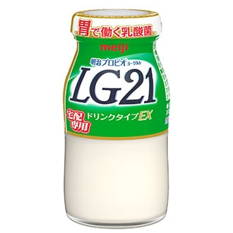 写真：明治プロビオヨーグルトLG21ドリンクタイプ（宅配専用）の商品パッケージ