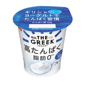 写真：明治THE GREEK YOGURT プレーンの商品パッケージ