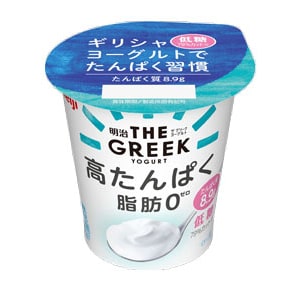 写真：明治THE GREEK YOGURT 低糖の商品パッケージ