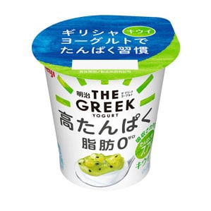 写真：明治THE GREEK YOGURT キウイの商品パッケージ