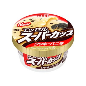 写真：明治 エッセルスーパーカップ クッキーバニラの商品パッケージ