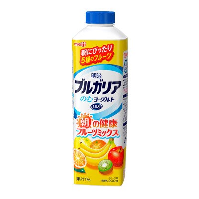 人気の味わいが復活 明治ブルガリアのむヨーグルト朝の健康フルーツミックス 10月7日発売 全国 19年 プレスリリース 株式会社 明治 Meiji Co Ltd