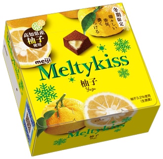 写真：メルティーキッス柚子の商品パッケージ