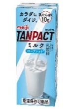 写真：「明治 TANPACT ミルク」の商品パッケージ