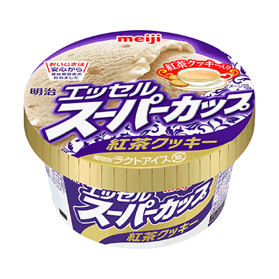 写真：「明治 エッセルスーパーカップ 紅茶クッキー」の商品パッケージ