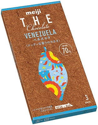 写真：「明治 ザ・チョコレートベネズエラカカオ70」の商品パッケージ