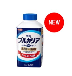 写真：「明治ブルガリアヨーグルトLB81 プレーン乳素材だけ／無添加（400g）」の商品パッケージ