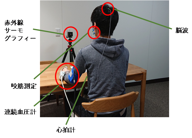 写真：測定時の様子