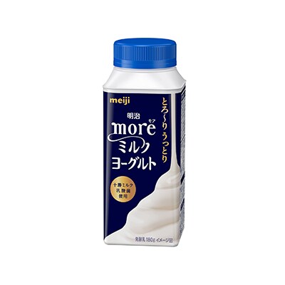 写真：「明治moreミルクヨーグルト」の商品イメージ