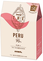 画像：「明治 ザ・チョコレートペルーカカオ70％（42g）」の商品パッケージ