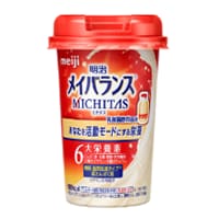画像：「明治メイバランスMICHITASカップ 乳酸菌飲料風味」（125ml）の商品パッケージ
