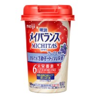 画像：「明治メイバランスMICHITASカップ ブルーベリー風味」（125ml）の商品パッケージ